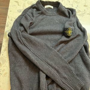 Stone Island Gray Sweater